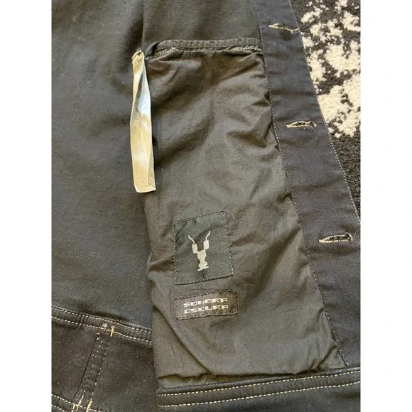 Rick Owens DRKSHDW sleeveless denim jacket